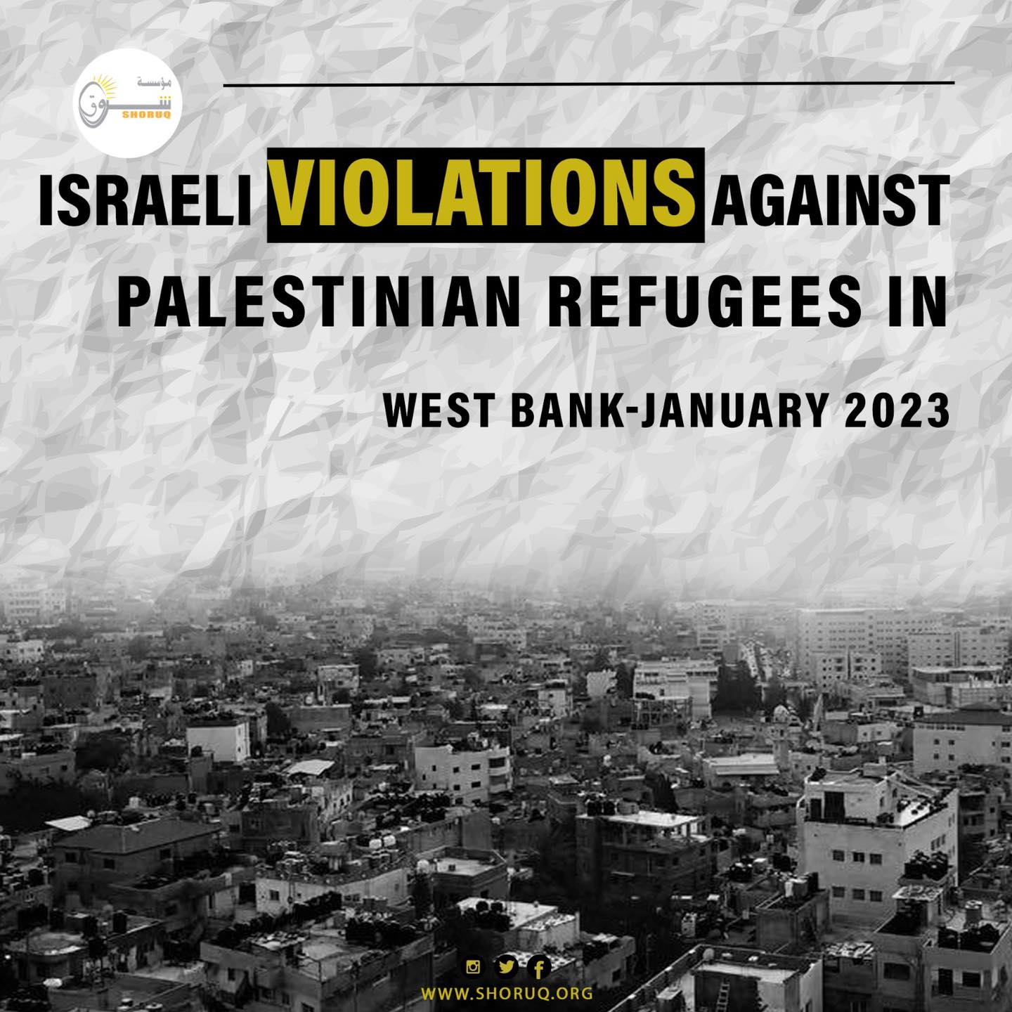 Israeli violations against Palestinian refugees 2023