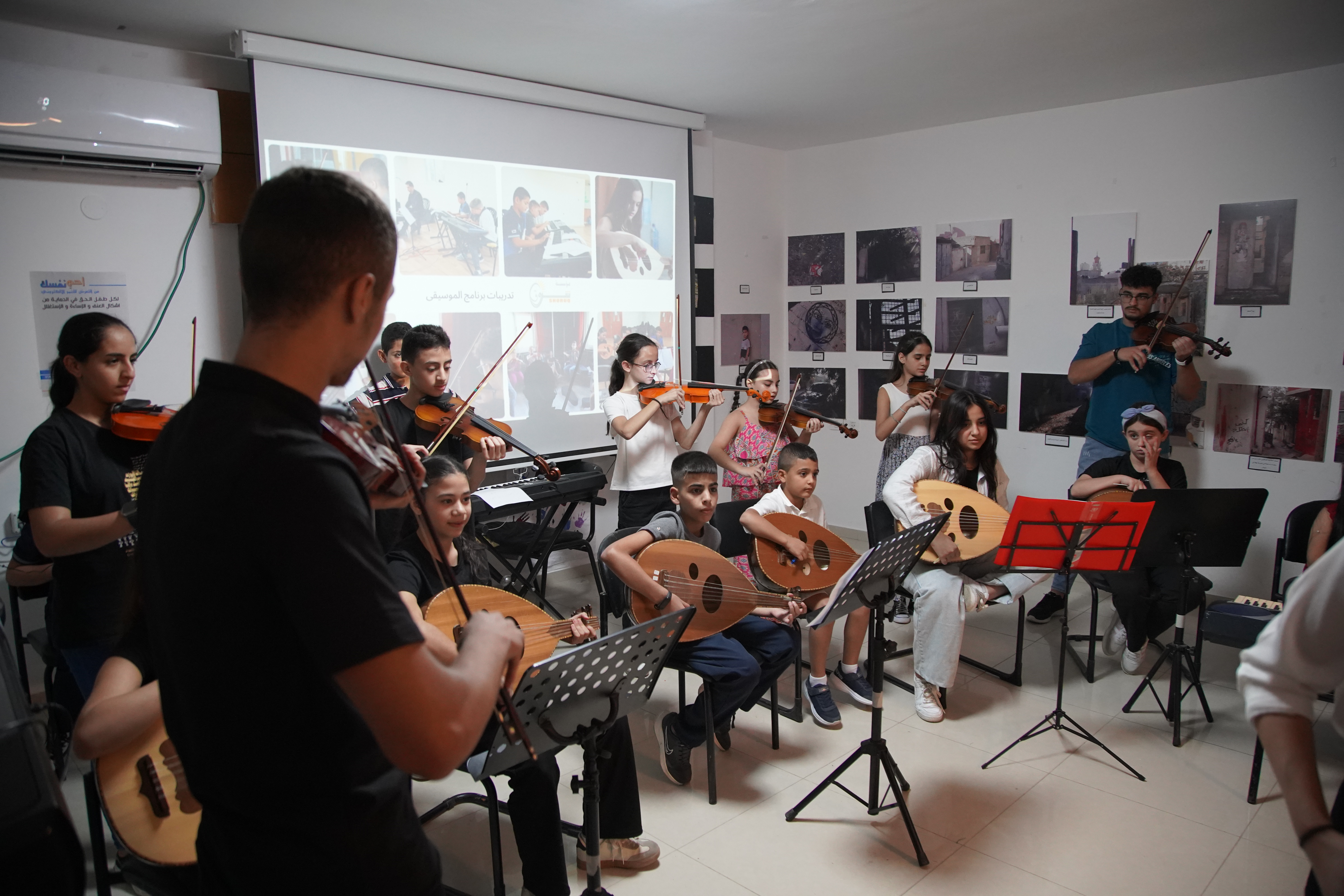 Shoruq Organization  held an artistic musical evening for the  music program